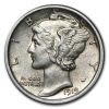 1919 Mercury Dime AU
