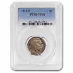 1919-S Buffalo Nickel VF-30 PCGS