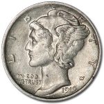 1919-S Mercury Dime XF