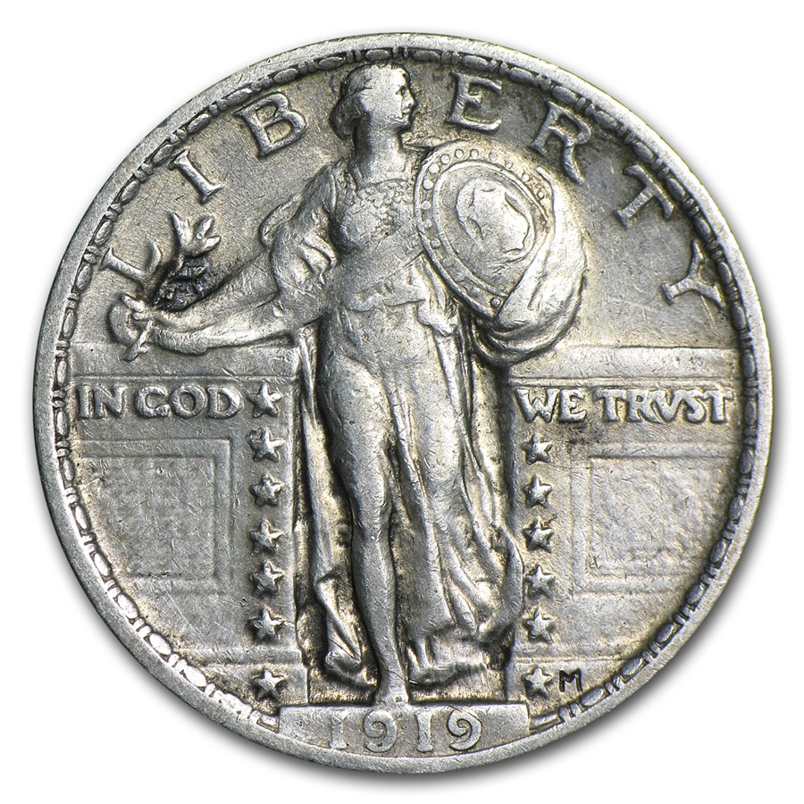 1919 Standing Liberty Quarter XF