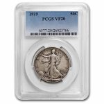 1919 Walking Liberty Half Dollar VF-20 PCGS
