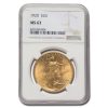 1920 $20 St Gaudens Gold Double Eagle MS-63 NGC