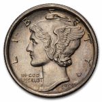 1920-D Mercury Dime BU