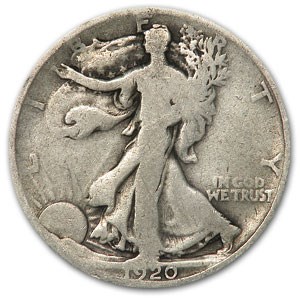 1920-D Walking Liberty Half Dollar Good