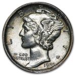 1920 Mercury Dime BU