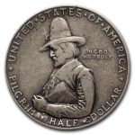 1920 Pilgrim Tercentenary Half VF