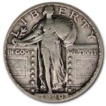 1920-S Standing Liberty Quarter Fine