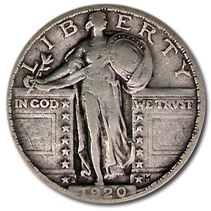 1920-S Standing Liberty Quarter Fine