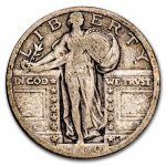 1920 Standing Liberty Quarter VG (Weak Date)