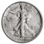 1920 Walking Liberty Half Dollar AU