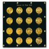 1921-1947 Mexico 16-Coin 50 Pesos Gold Set BU