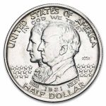 1921 2X2 Alabama Centennial Half Commemorative AU