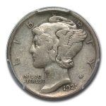 1921 Mercury Dime VF-35 PCGS