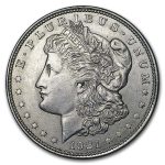 1921 Morgan Silver Dollar BU