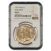 1921 Peace Dollar MS-61 NGC
