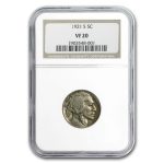 1921-S Buffalo Nickel VF-20 NGC
