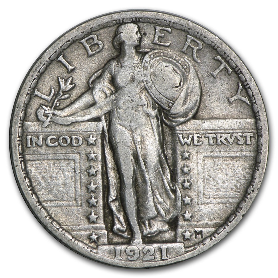 1921 Standing Liberty Quarter VF