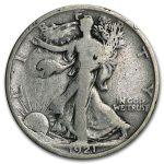 1921 Walking Liberty Half Dollar VG