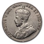1922-1936 Canada 5 Cents George V Avg Circ