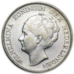 1922-1944 Netherlands Silver Gulden Avg Circ (ASW .2315)