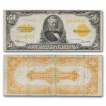 1922 $50 Gold Certificate Fine (Fr#1200)