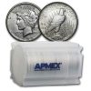 1922-D Peace Silver Dollars AU (20-Coin Roll)
