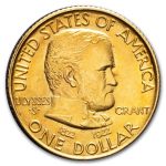 1922 Gold $1.00 Grant No Star BU