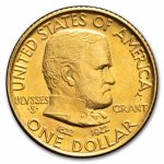 1922 Gold $1.00 Grant w/Star BU