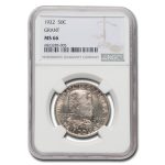 1922 Grant Memorial Half Dollar Commem MS-66 NGC
