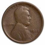1922 Plain Lincoln Cent VG (No D, Strong Reverse)