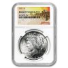 1922 Stage Coach Peace Dollar BU NGC