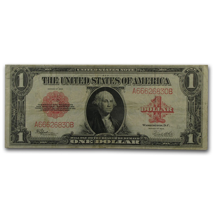 1923 $1.00 Legal Tender Red Seal VF (Fr#40)