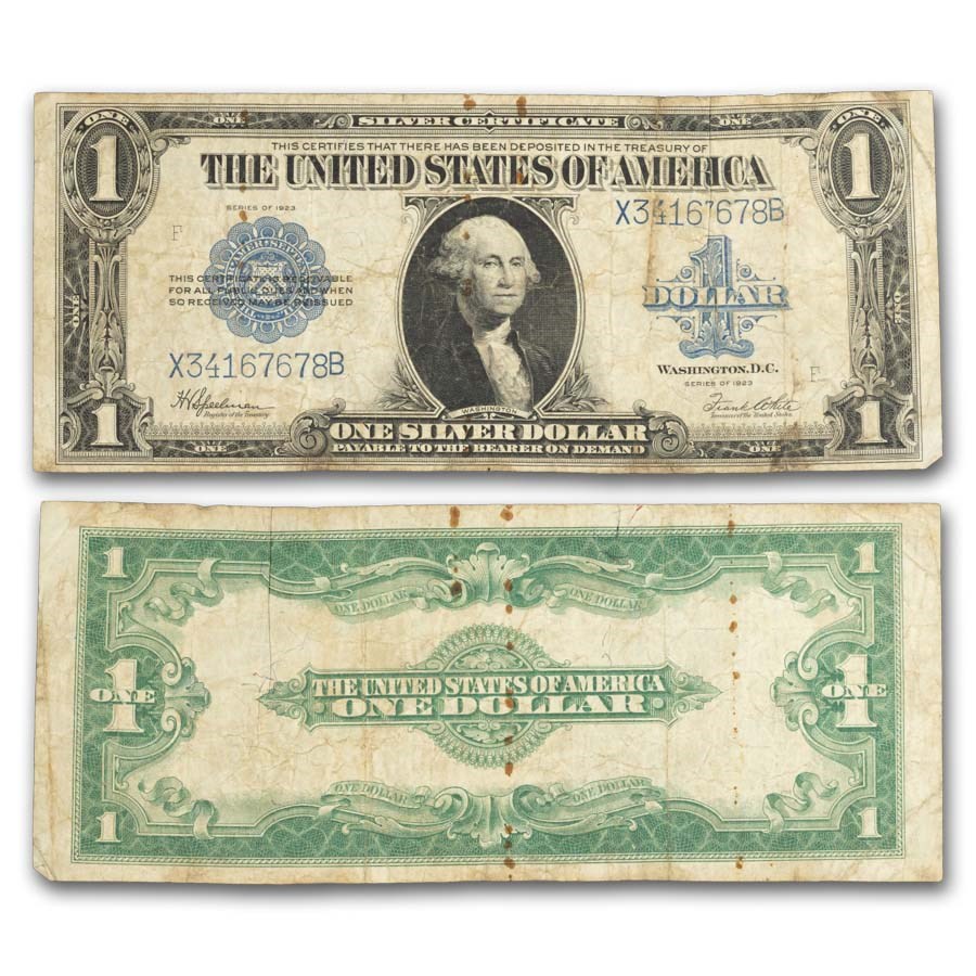 1923 $1.00 Silver Certificate Cull