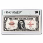 1923 $1.00 United States Note Red Seal VF-30 PMG (Fr#40)