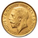 1923-1926 South Africa Gold Half Sovereign George V BU