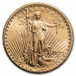 1923 $20 St Gaudens Gold Double Eagle BU
