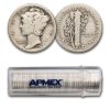 1923 Mercury Dime 50-Coin Roll Avg Circ
