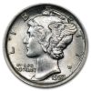 1923 Mercury Dime BU