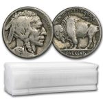 1923-S Buffalo Nickel 40-Coin Roll Avg Circ