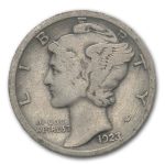 1923-S Mercury Dime Good/VG