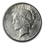 1923-S Peace Dollar AU
