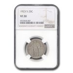 1923-S Standing Liberty Quarter VF-20 NGC