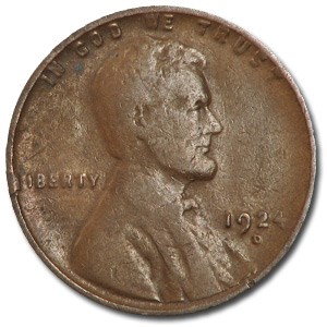 1924-D Lincoln Cent VG