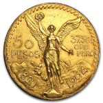 1924 Mexico Gold 50 Pesos AU