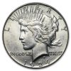 1924-S Peace Dollar AU-58