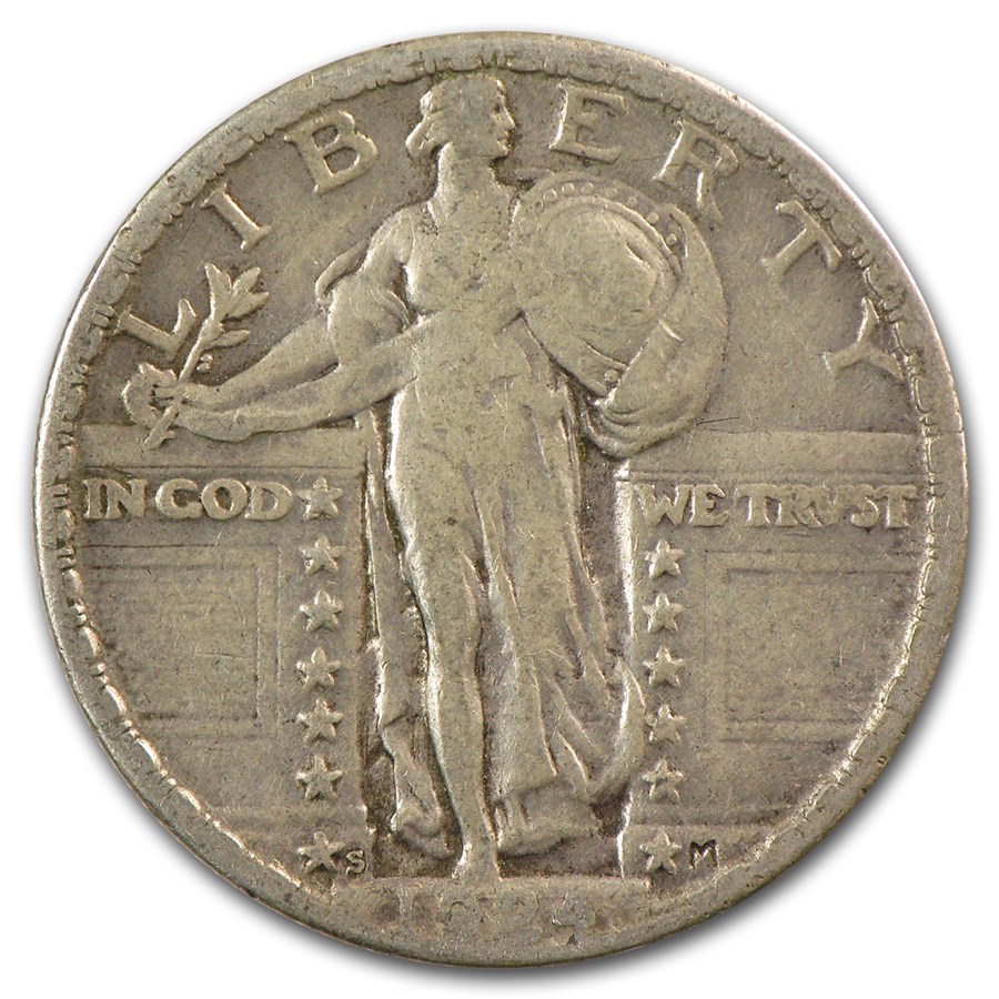 1924-S Standing Liberty Quarter VF