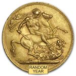 1925-1932 South Africa Gold Sovereign George V AU