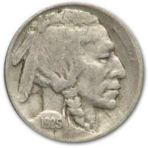 1925 Buffalo Nickel Fine