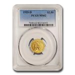 1925-D $2.50 Indian Gold Quarter Eagle MS-62 PCGS