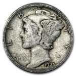 1925-D Mercury Dime Good/VG